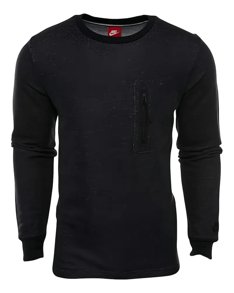 Nike Ceremony Sweatshirt mit rundem Ausschnitt - Schwarz Schwarz