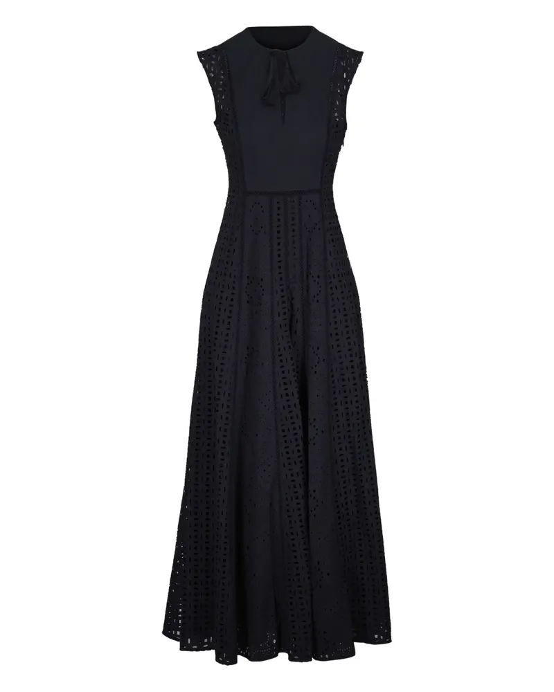 Veronica Beard Maxikleid mit Cut-Outs - Schwarz Schwarz