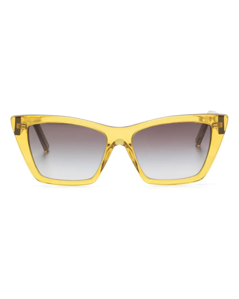 Saint Laurent Mica Sonnenbrille - Grün Grün