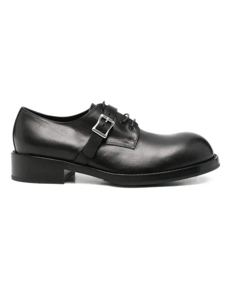 Ann Demeulemeester Derby-Schuhe mit Schnallendetail - Schwarz Schwarz