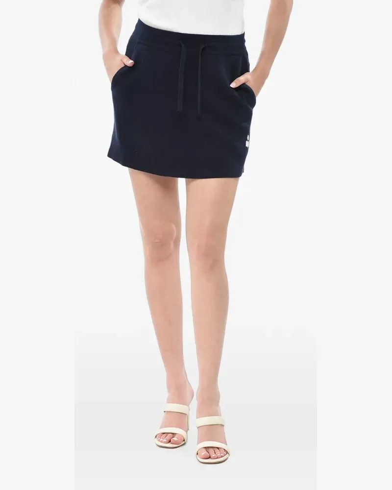 Isabel Marant Gestrickter Amaline Minirock - Blau Blau