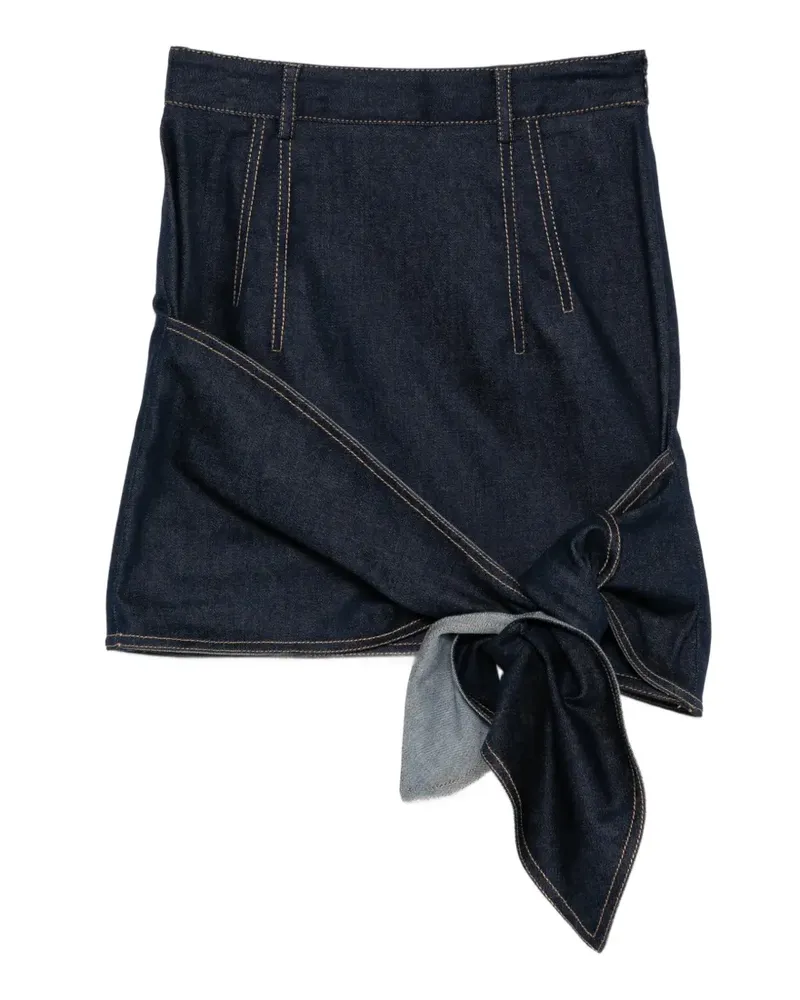 Monse Jeans-Minirock mit Fliege - Blau Blau