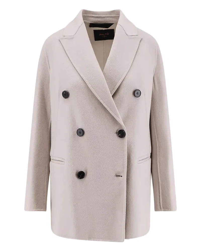 Paltò Doppelreihiges Sakko - Grau Grau