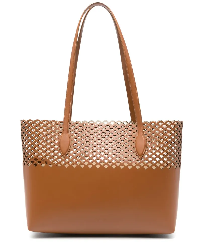 Sergio Rossi Handtasche aus Leder - Braun Braun