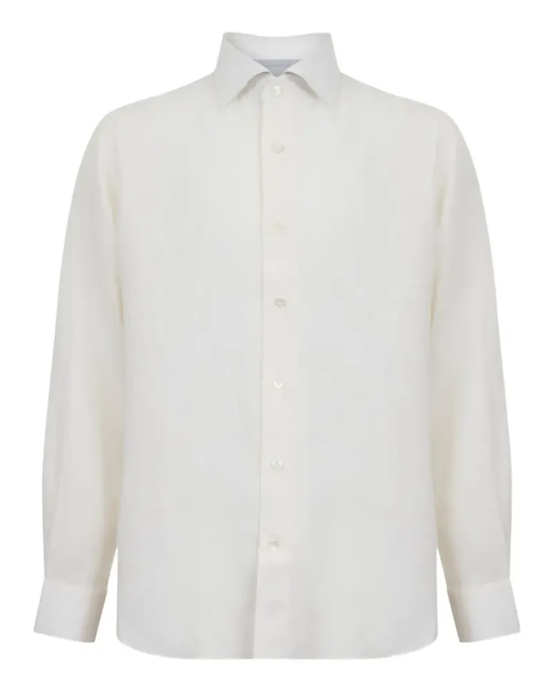 Eleventy long-sleeved shirt - Weiß Weiß