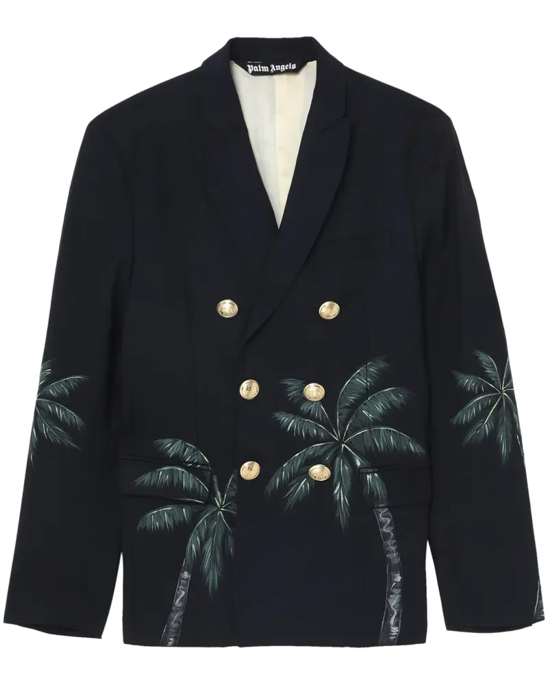 Palm Angels Doppelreihiges Palms Classic Sakko - Blau Blau