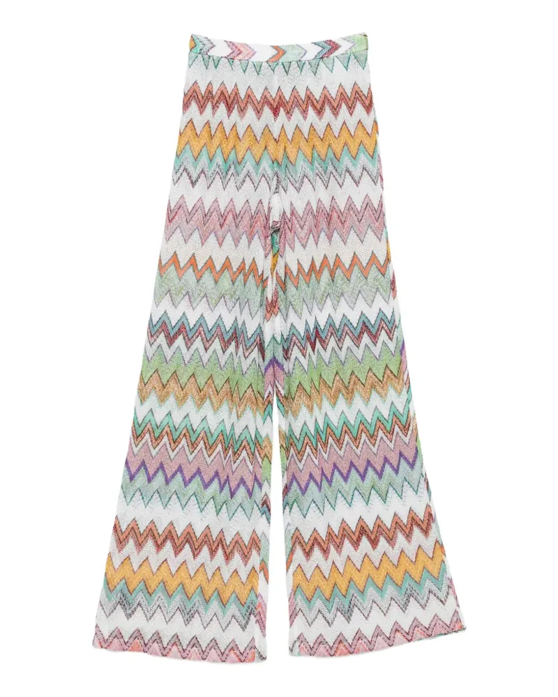 Missoni zigzag cover-up trousers - Weiß Weiß