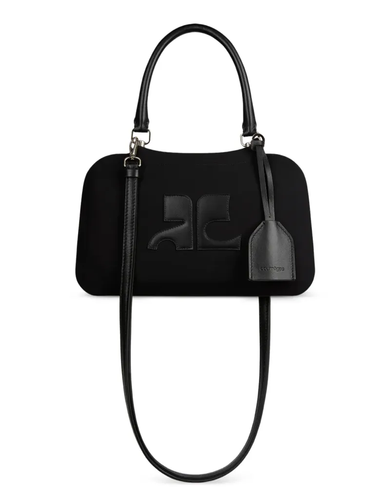 Courrèges Kleine Shadow Handtasche - Schwarz Schwarz