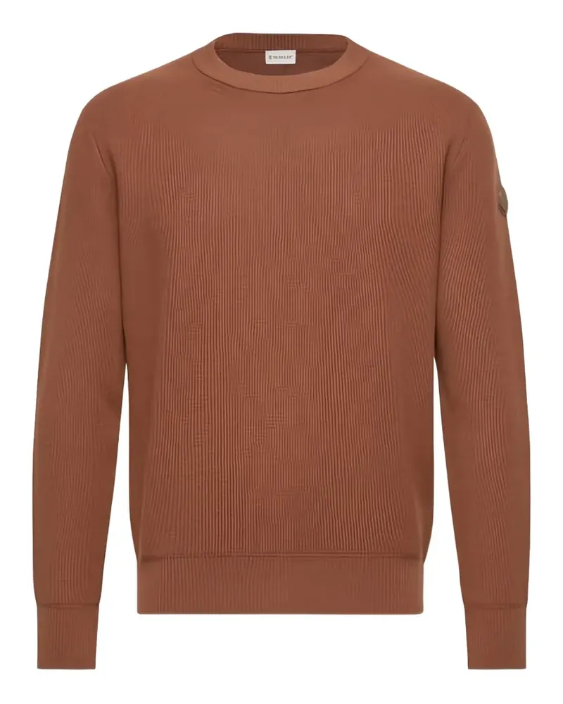 Moncler logo-patch sweater - Braun Braun
