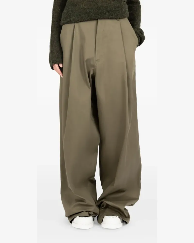 Société Anonyme St Andrew Hose mit Faltendetail - Grün Grün
