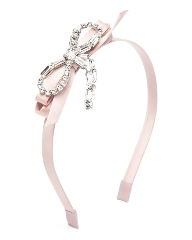 Jimmy Choo Haarreif mit Kristallen - Rosa Rosa