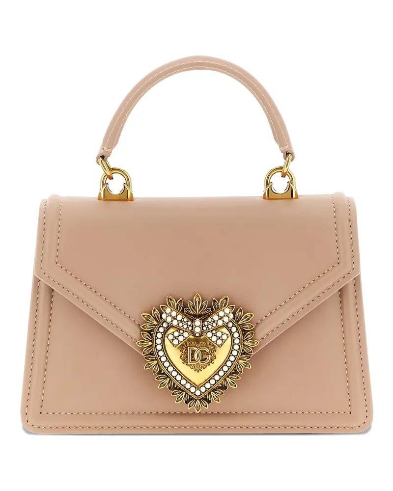 Dolce & Gabbana Sacred Heart Devotion Schultertasche - Nude Nude
