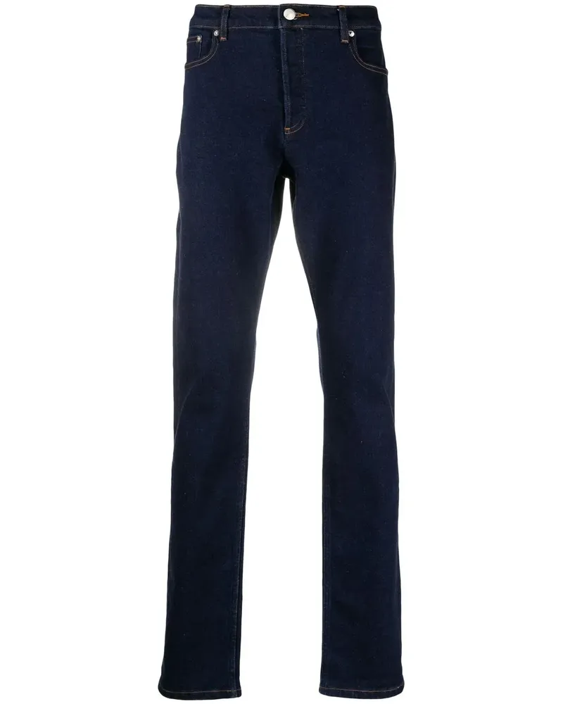 A.P.C. Gerade Jeans - Blau Blau
