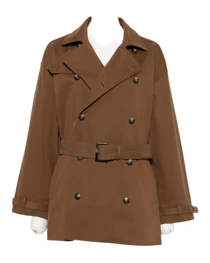 DÔEN Wolfe double-breasted trench coat - Braun Braun