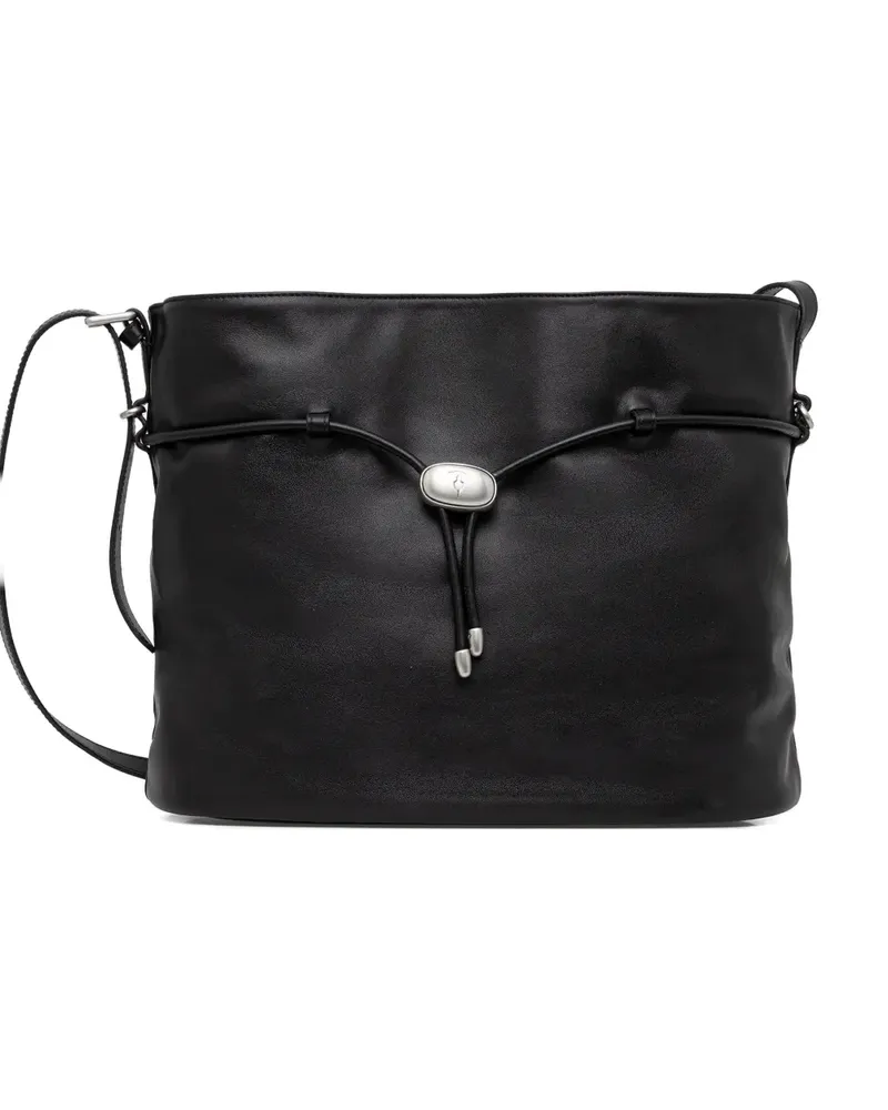 Trussardi large Amuleto bucket bag - Schwarz Schwarz
