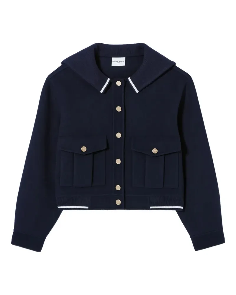 Claudie Pierlot Jacke mit Matrosenkragen - Blau Blau