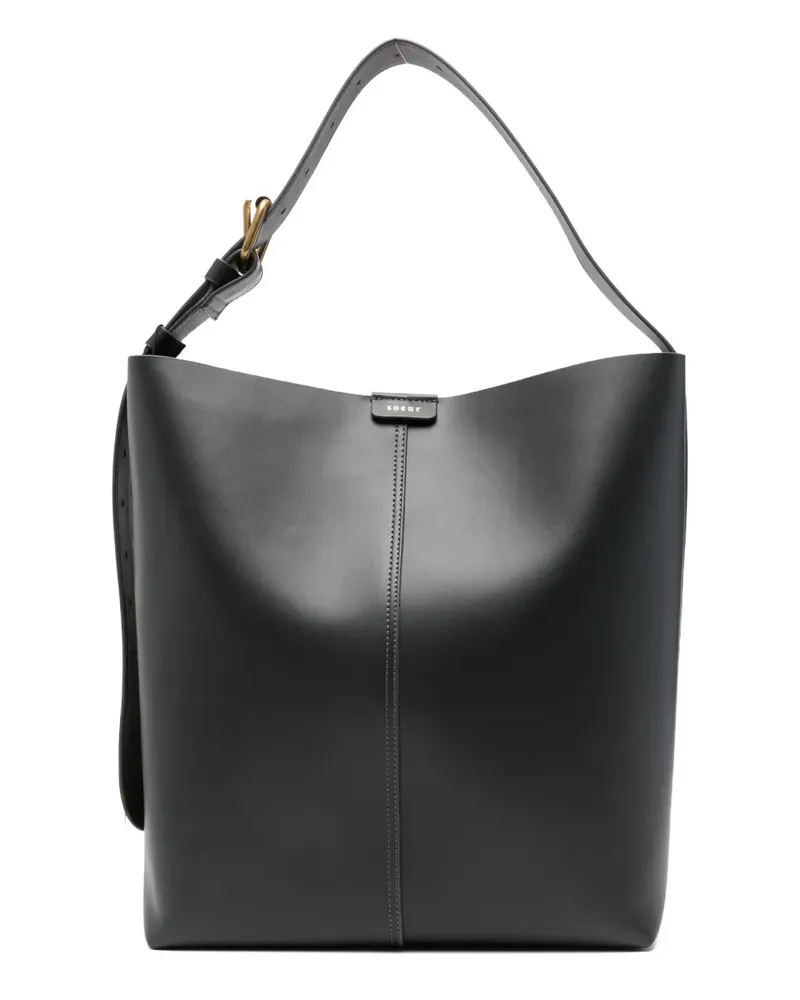Soeur Handtasche aus Leder - Schwarz Schwarz