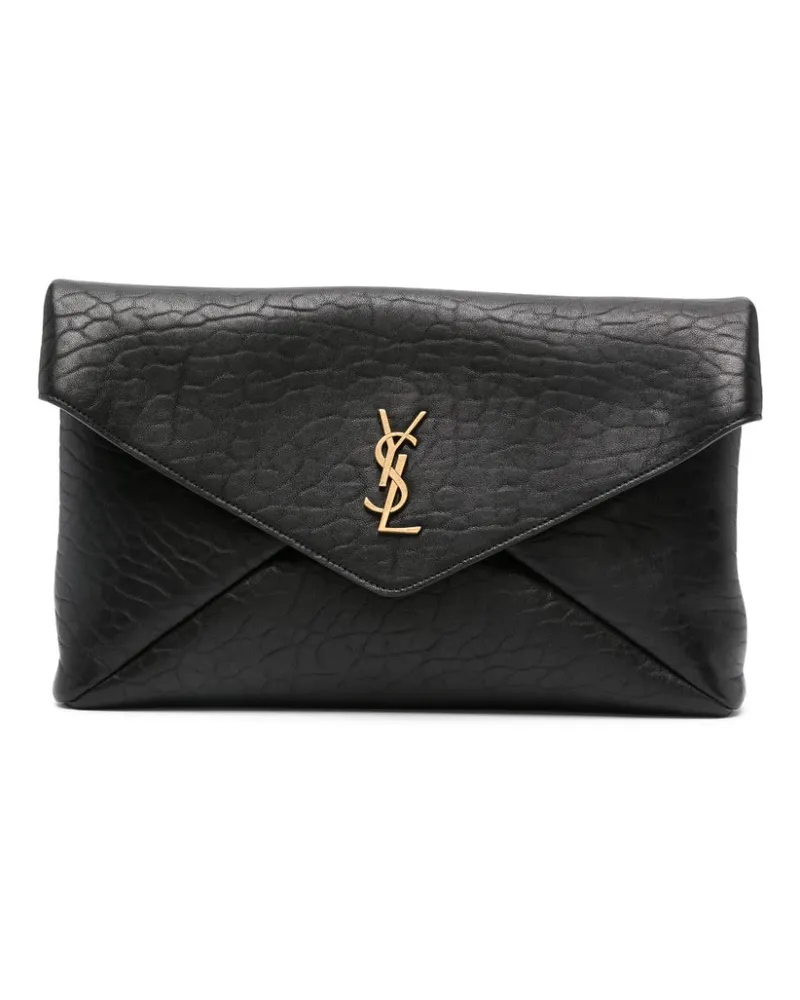 Saint Laurent Cassandre Clutch - Schwarz Schwarz