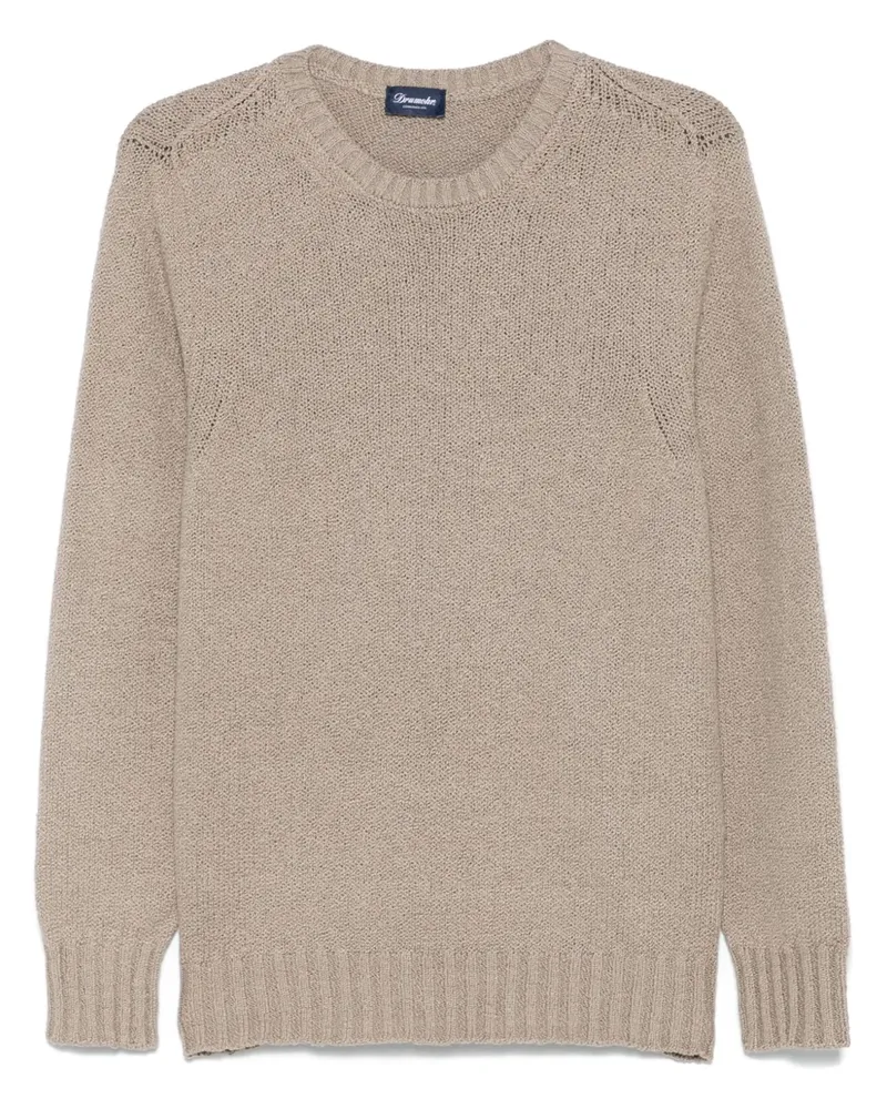 Drumohr  Pullover aus Baumwolle - Nude Nude
