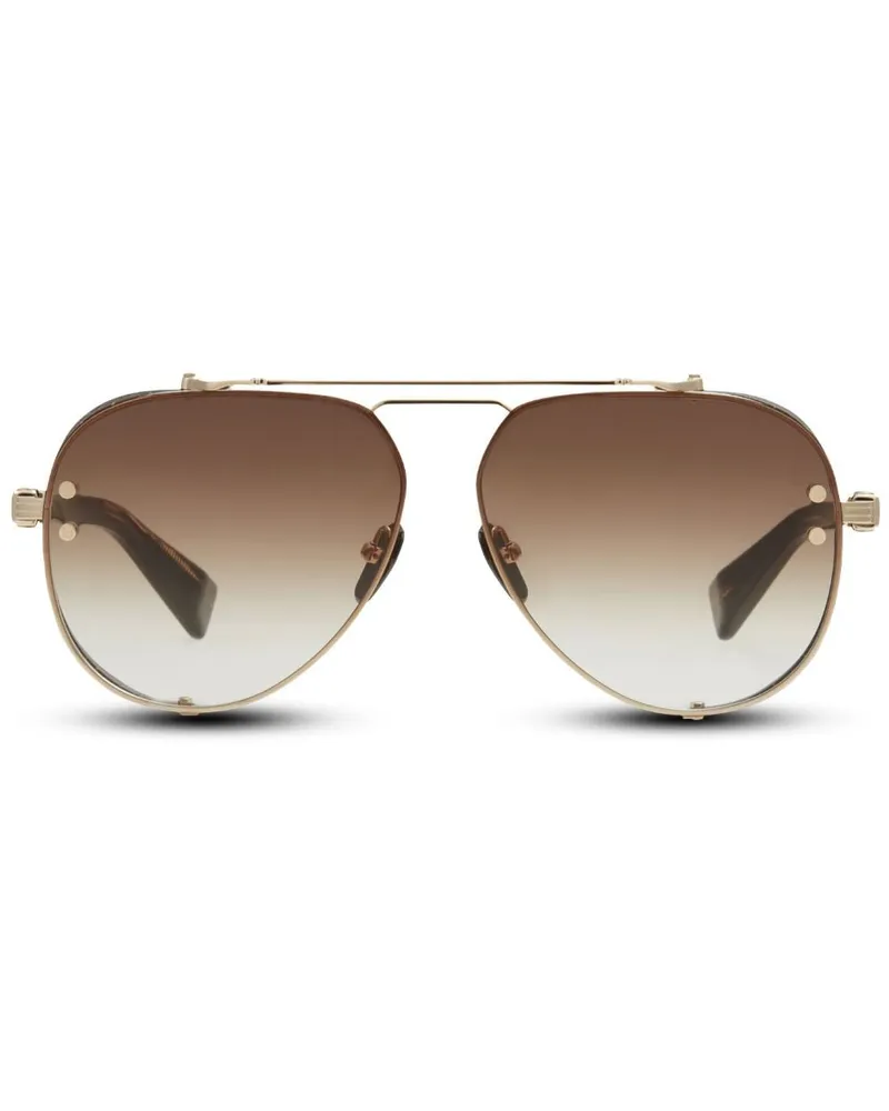 Balmain Captaine Pilotenbrille Braun