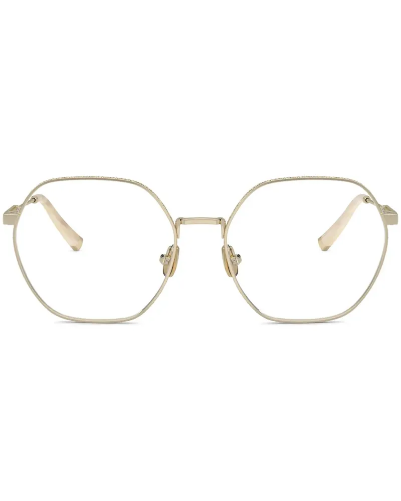 Brunello Cucinelli Brille mit geometrischem Gestell - Gold Gold