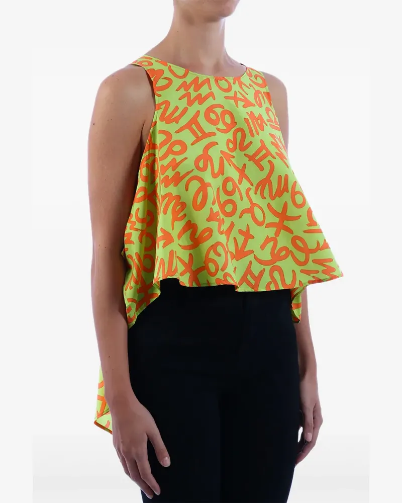 Jeremy Scott Asymmetrisches Oberteil - Grün Grün