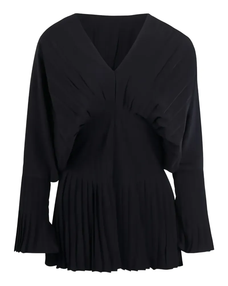 Jovonna Basil pleated top - Schwarz Schwarz
