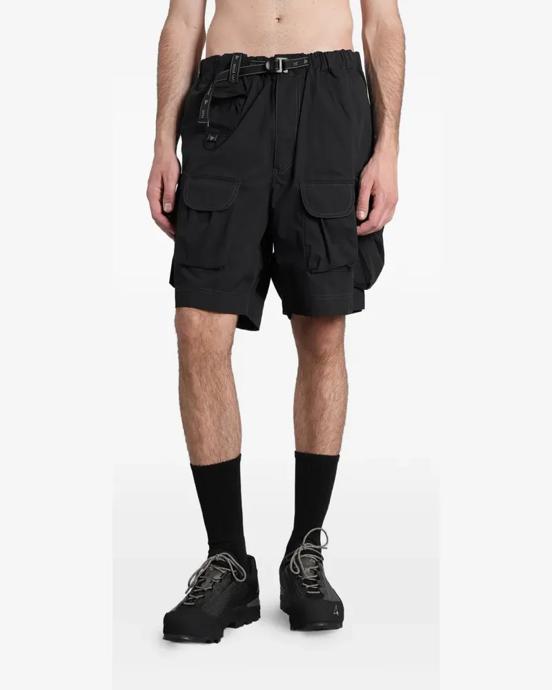 and wander multi-pocket cargo shorts - Schwarz Schwarz