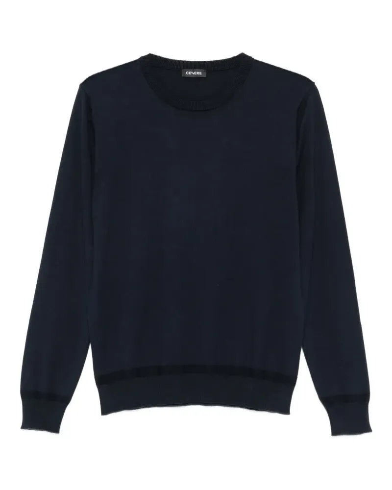 CENERE GB Pullover mit rundem Ausschnitt - Blau Blau