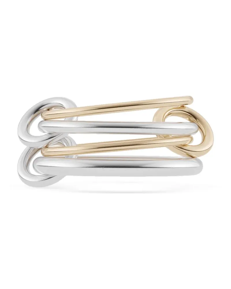Spinelli Kilcollin 18kt Pisces Gelbgoldring mit Sterlingsilber Gold
