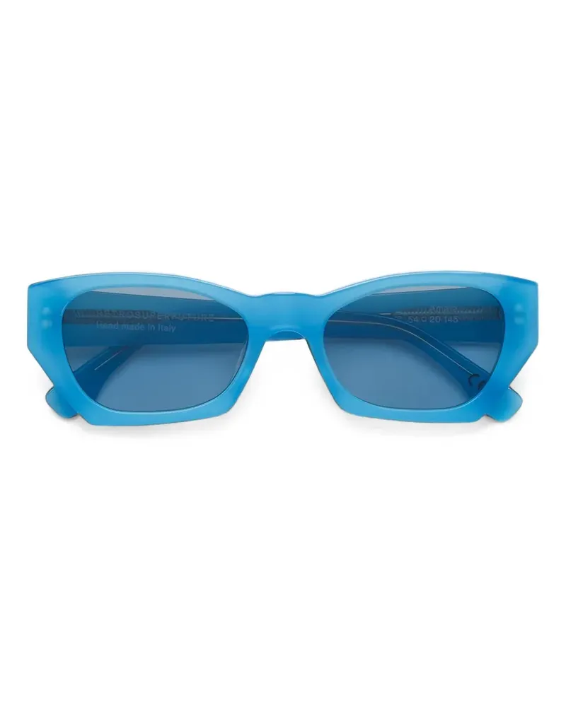 RETROSUPERFUTURE Amata Estate Sonnenbrille mit geometrischem Gestell - Blau Blau
