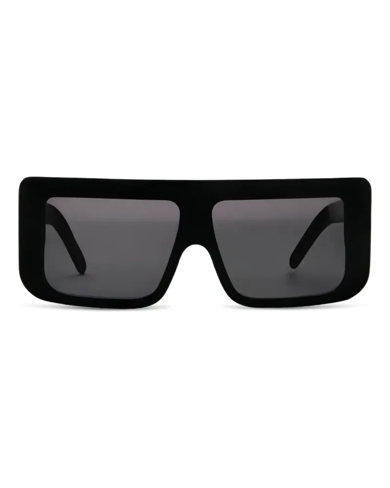 DRKSHDW by Rick Owens Documenta Sonnenbrille - Schwarz Schwarz
