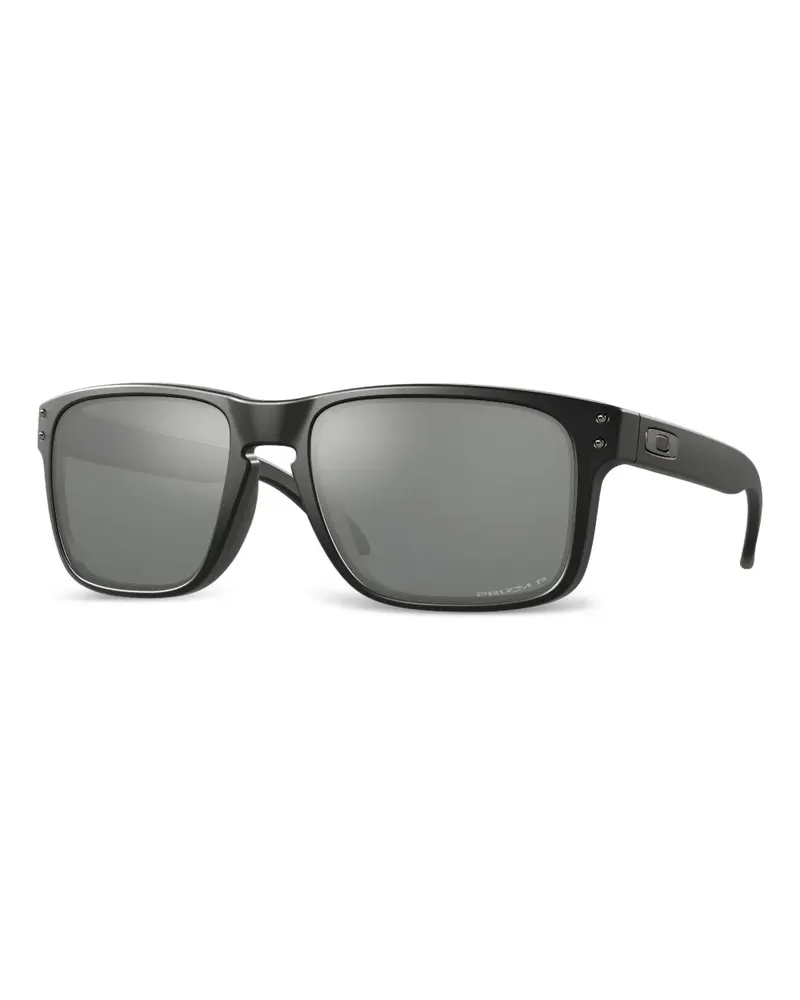 Oakley Eckige Holbrook Sonnenbrille - Schwarz Schwarz