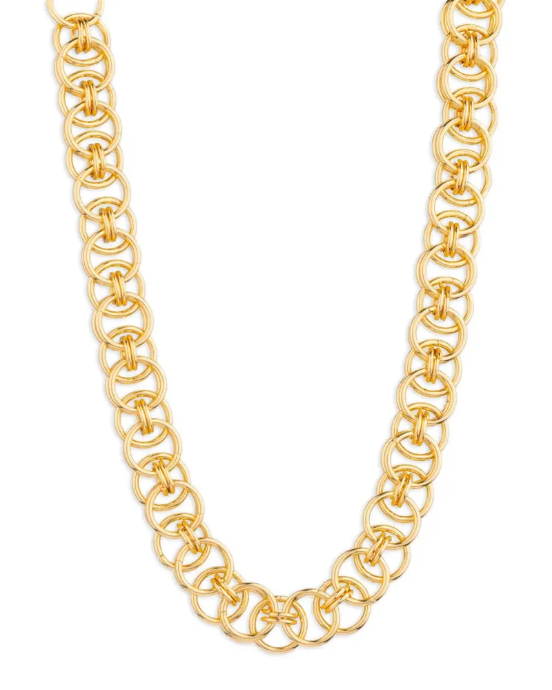 Federica Tosi Lace Bella link necklace - Gold Gold