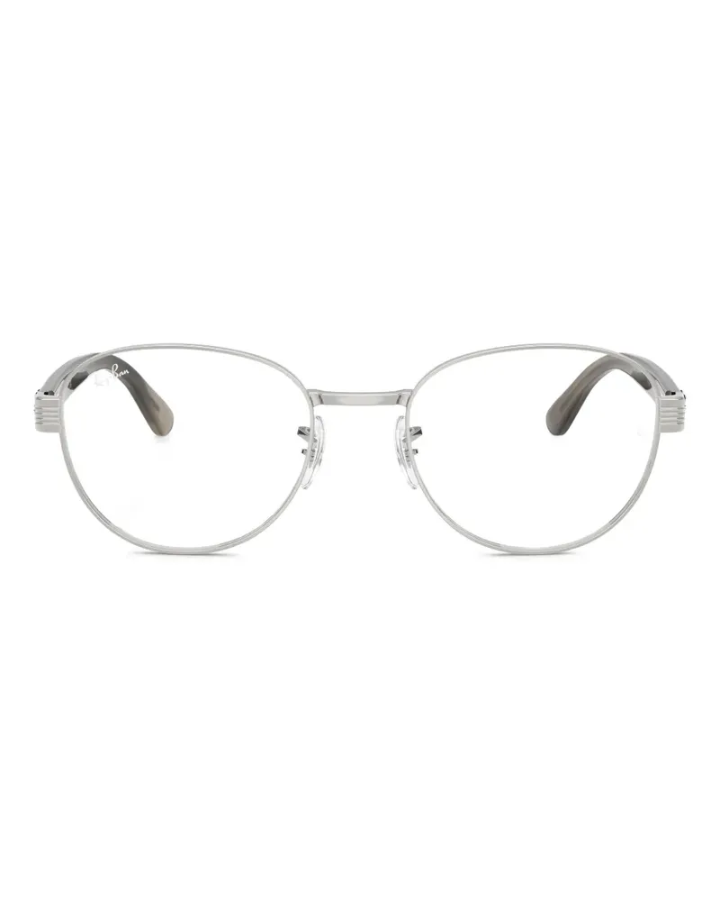 Ray Ban Brille mit rundem Gestell - Silber Silber