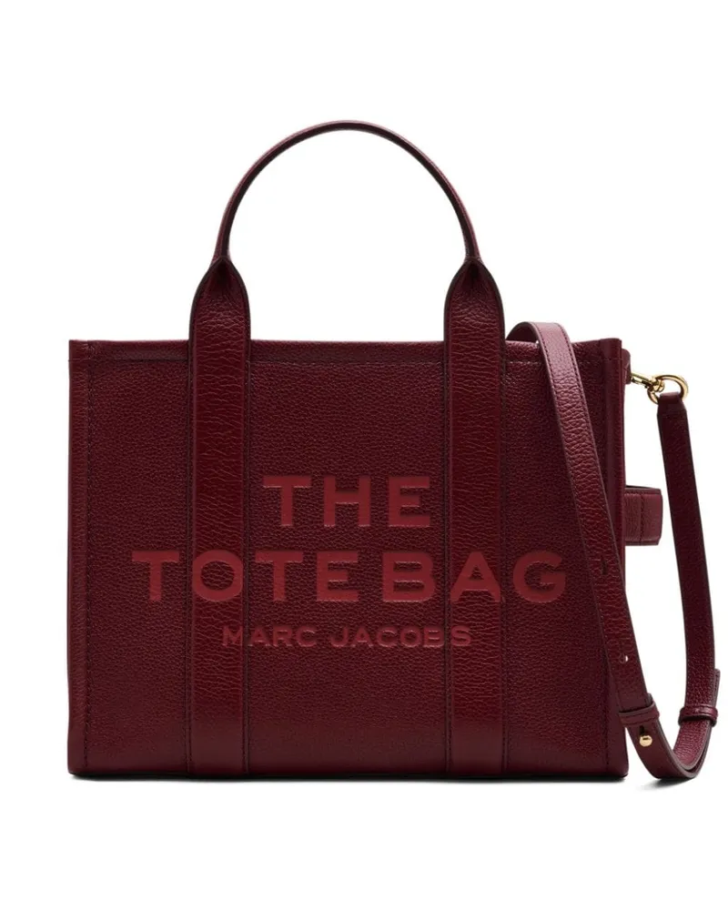 Marc Jacobs Mittelgroßer The Leather Shopper - Rot Rot