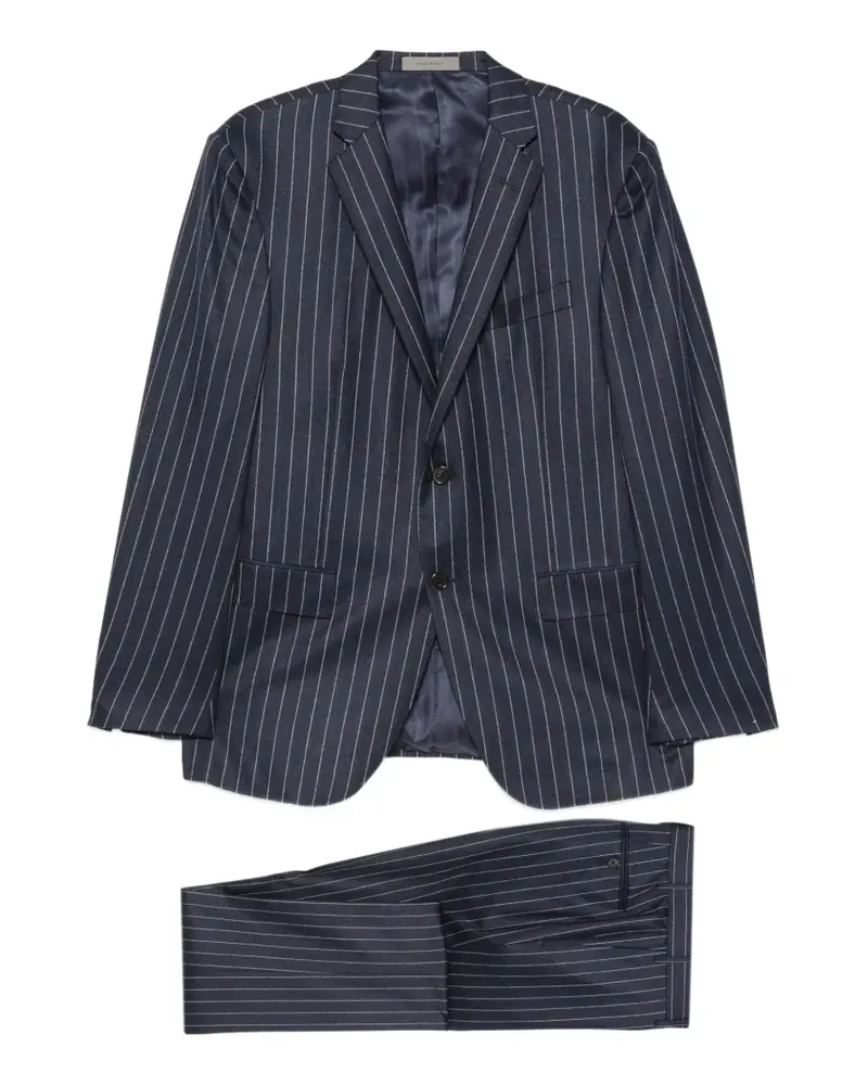 Corneliani Anzug mit Nadelstreifen - Blau Blau