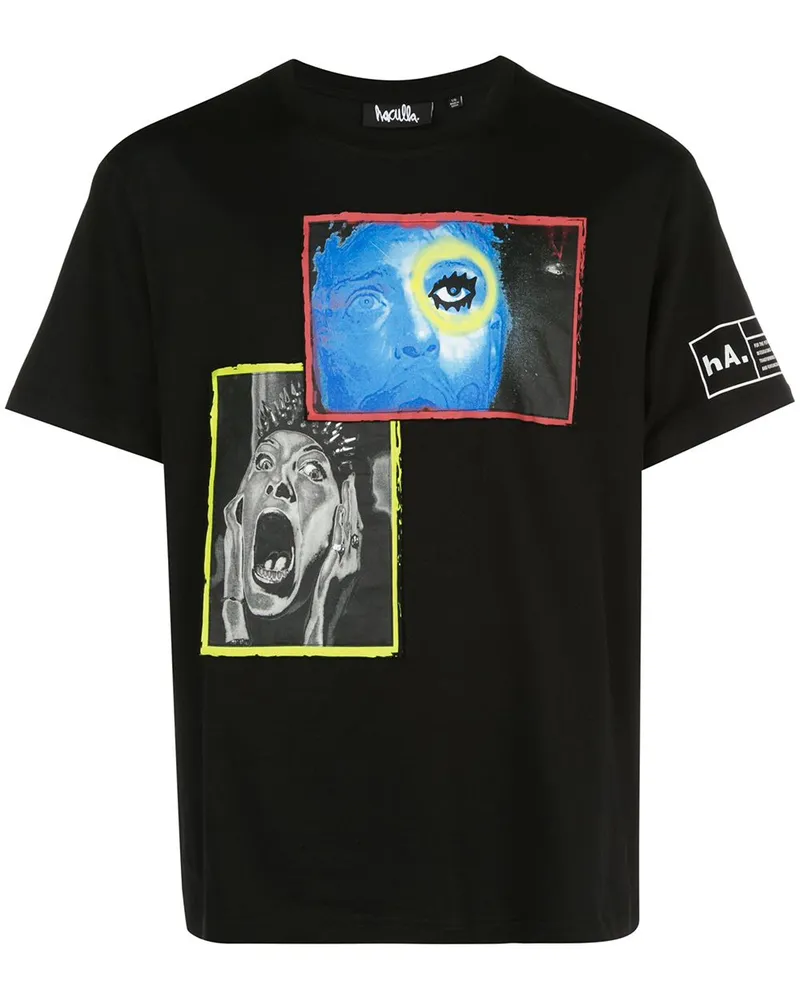 Haculla T-Shirt mit grafischem Print - Schwarz Schwarz