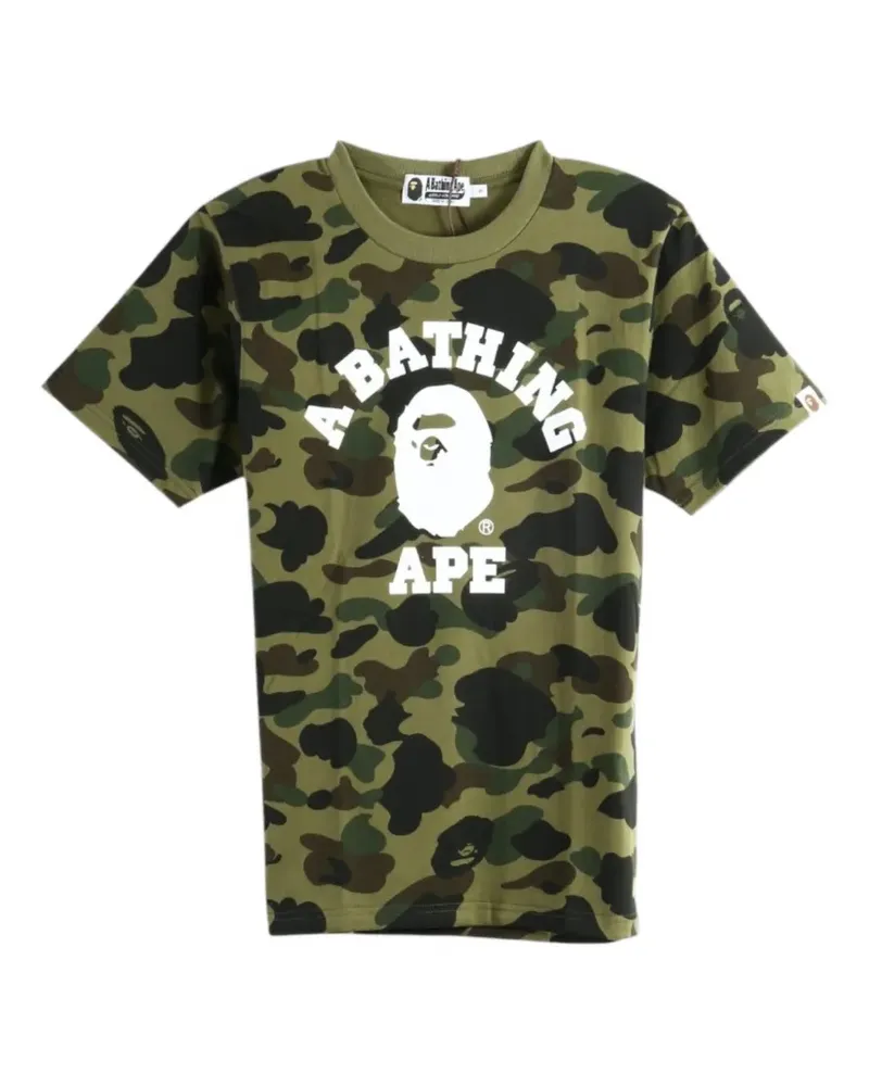 BAPE 1st Camo College T-Shirt - Grün Grün