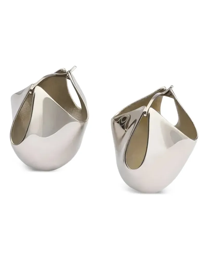 KHAITE Lotus Ohrringe - Silber Silber