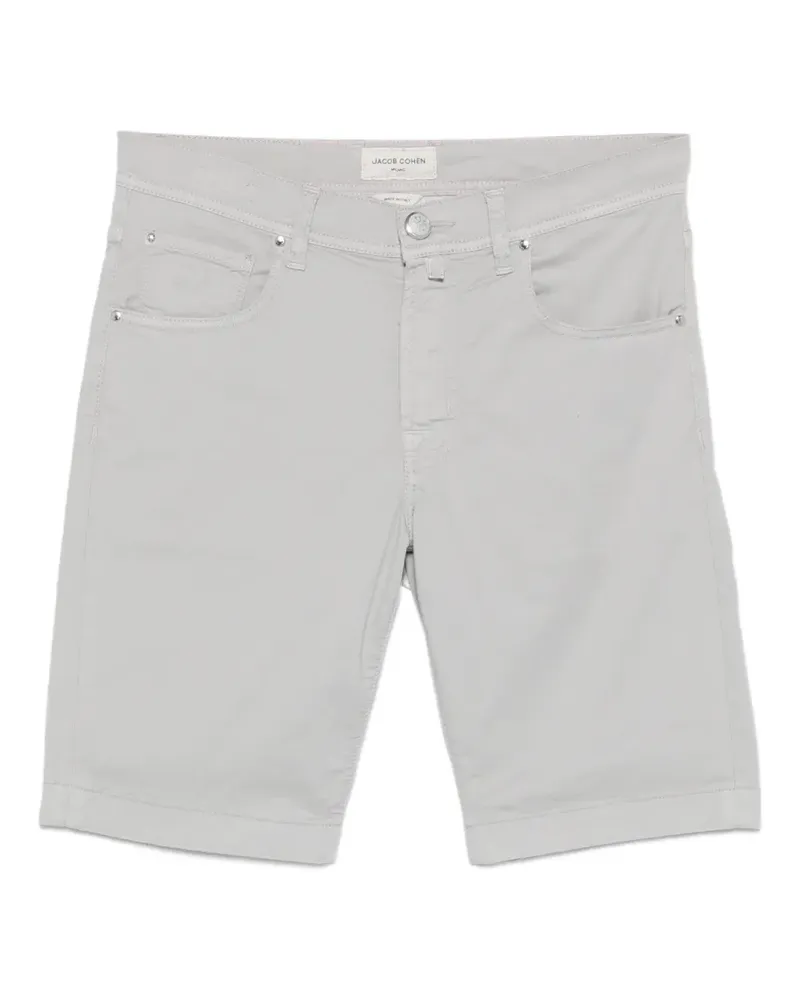 Jacob Cohën Nicolas logo-patch pocket shorts - Grau Grau