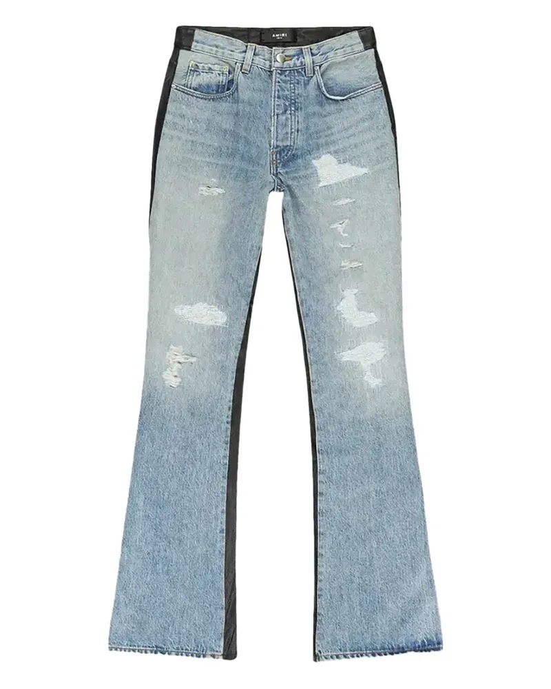 Amiri Combo Bootcut-Jeans - Blau Blau