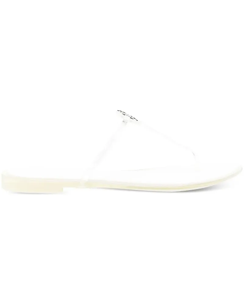 Tory Burch Mini Miller Pantoletten - Weiß Weiß