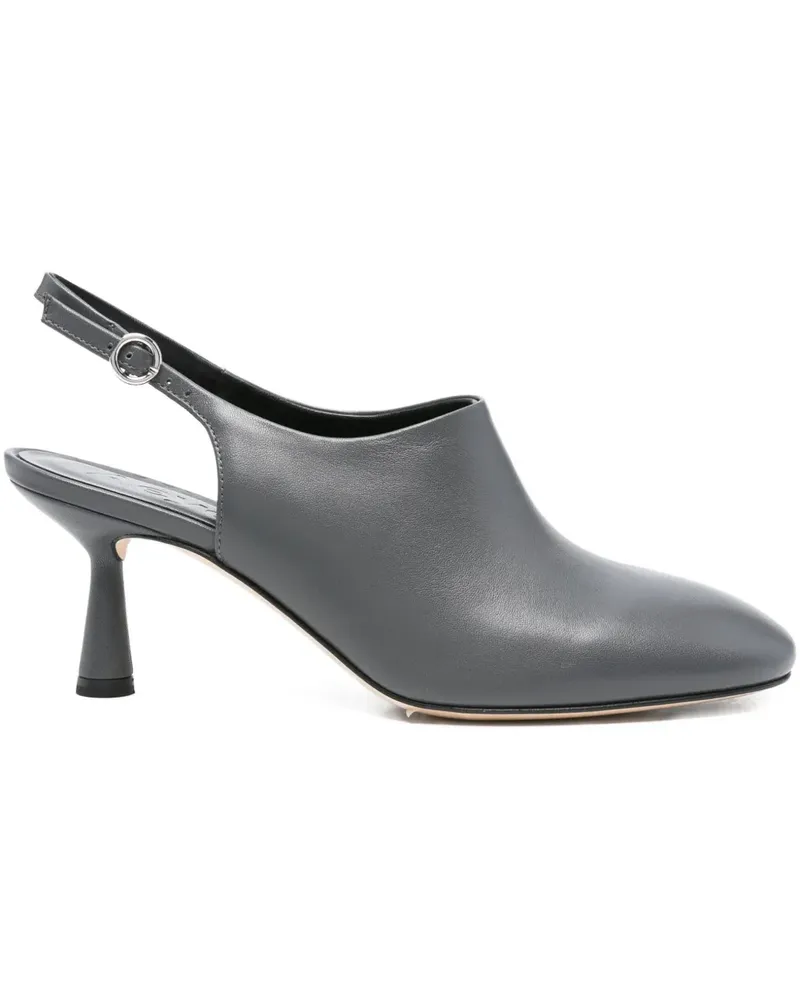 aeyde Malin Pumps mit Slingback-Riemen 65mm - Grau Grau