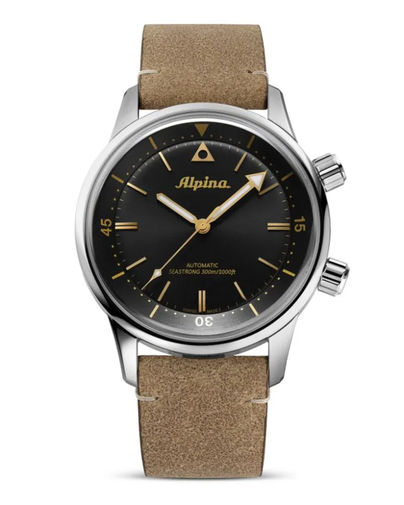 Alpina Watches Seastrong Diver Heritage 300 42mm Schwarz