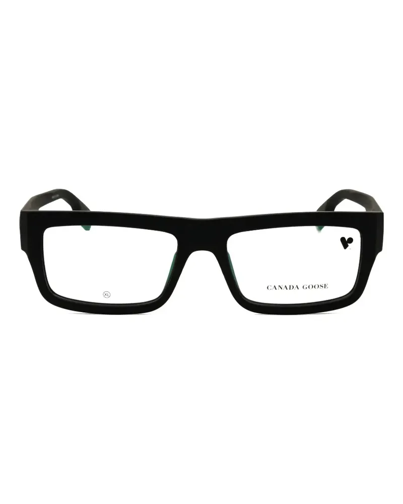 Canada Goose rectangle-frame glasses - Schwarz Schwarz