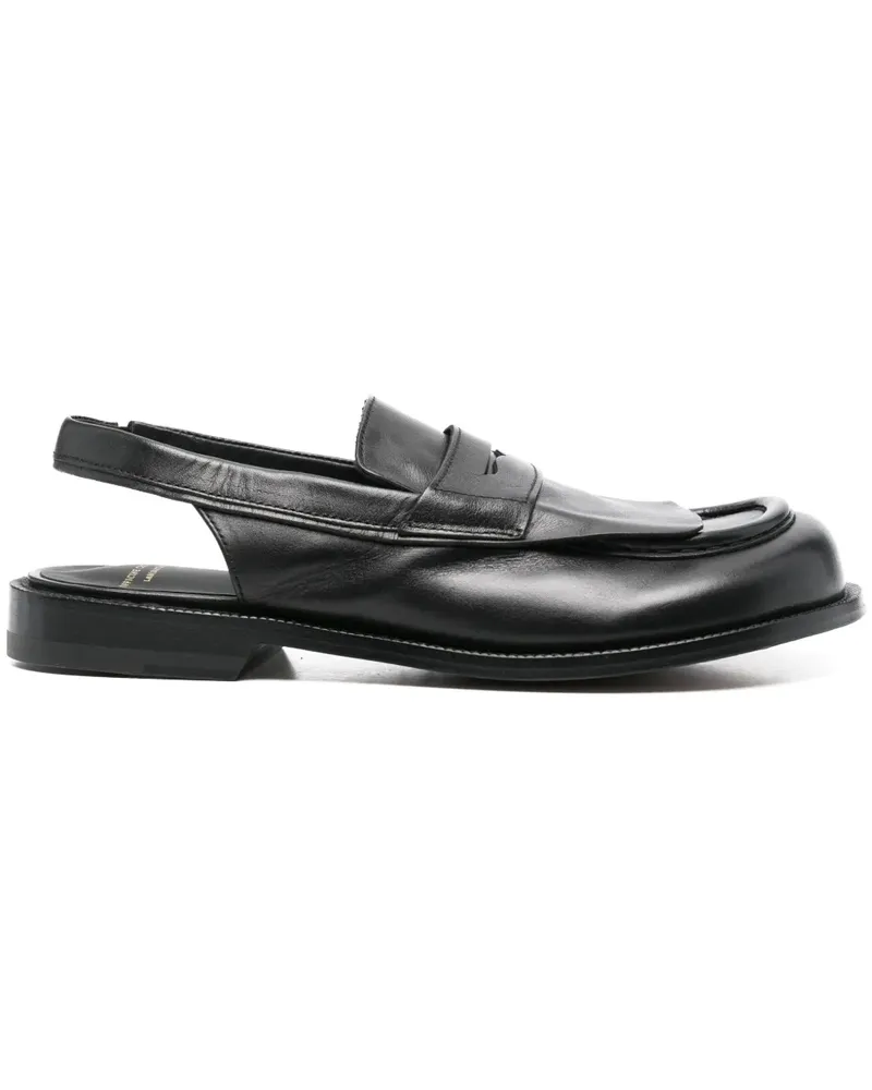 Officine Creative Italia Loafer mit Slingback-Riemen - Schwarz Schwarz