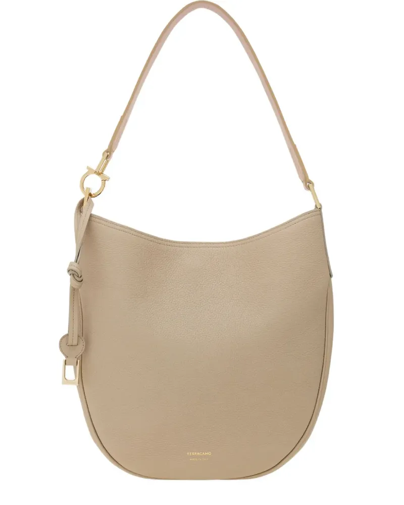 Ferragamo North-South Tote Bag - STONE Stone