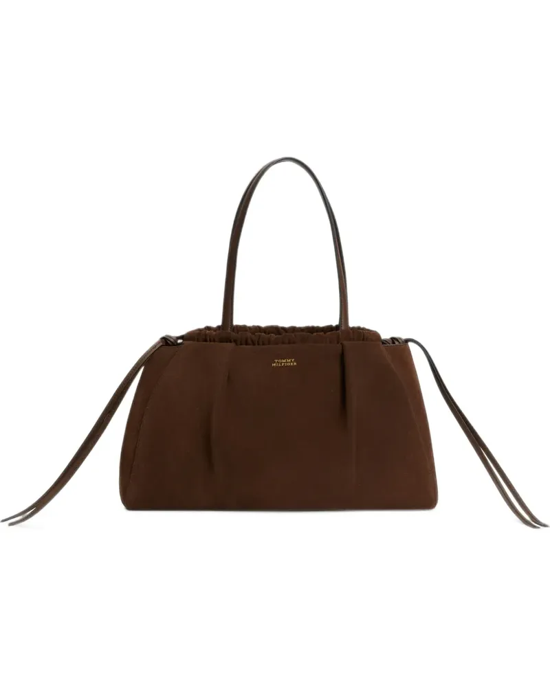 Tommy Hilfiger Schultertasche aus Wildleder - Braun Braun