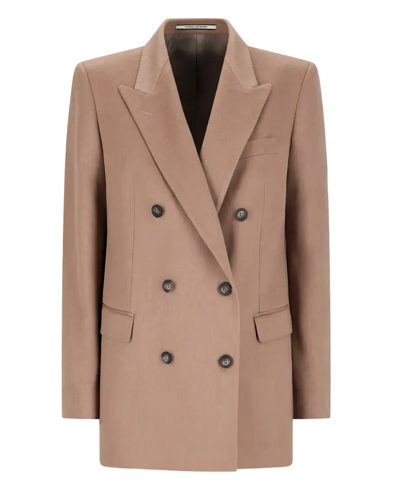 Tagliatore Doppelreihiger Jasmine Blazer - Braun Braun
